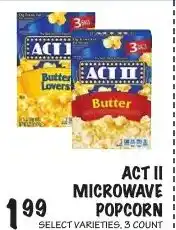 Foodarama Act II microwave popcorn offer