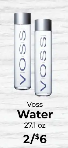 Sunset Foods Voss Water offer