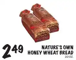 Foodarama Nature's Own Honey Wheat Bread offer