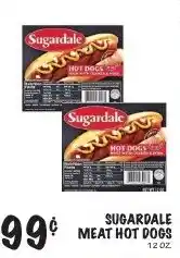 Foodarama Sugardale meat hot dogs offer