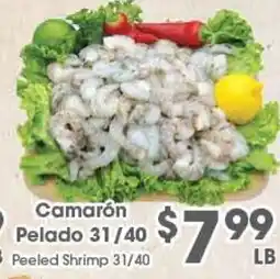 Arteagas Food Center Peeled Shrimp 31/40 offer