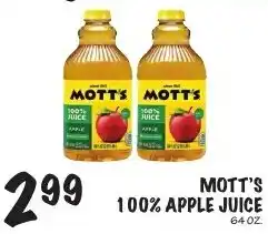 Foodarama Mott's 100% apple juice offer
