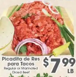 Arteagas Food Center Picadita de Res para Tacos offer