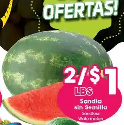 Arteagas Food Center Seedless Watermelon offer
