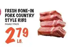 Foodarama Fresh bone-in pork country style ribs offer