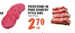 Foodarama Fresh bone-in pork country style ribs offer