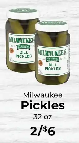 Sunset Foods Milwaukee dill pickles offer