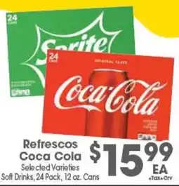 Arteagas Food Center Refrescos Coca Cola offer