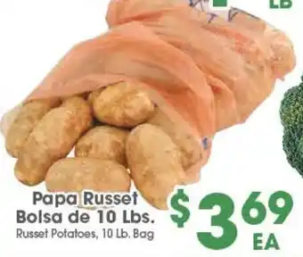 Arteagas Food Center Russet Potatoes offer
