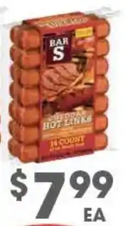 Arteagas Food Center Bar s cheddar hot links offer