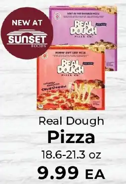 Sunset Foods Real Dough Pizza offer