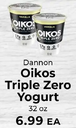 Sunset Foods Dannon Oikos Triple Zero Yogurt offer