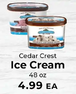 Sunset Foods Cedar Crest Ice Cream offer