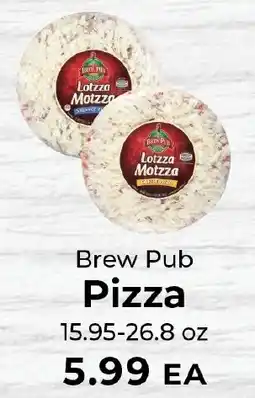 Sunset Foods Brew Pub Pizza offer