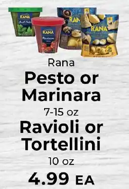 Sunset Foods Rana Pesto or Marinara Ravioli or Tortellini offer