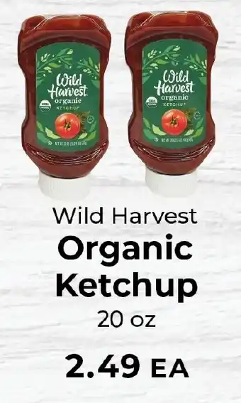 Sunset Foods Wild Harvest organic ketchup offer