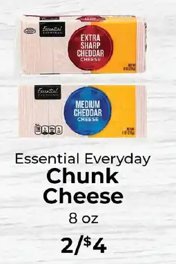 Sunset Foods Essential Everyday Chunk Cheese offer