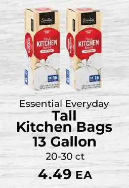 Sunset Foods Essential Everyday Tall Kitchen Bags offer