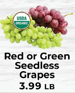 Sunset Foods Red or Green Seedless Grapes offer