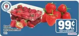 Tony’s Fresh Market Fresh Strawberries offer