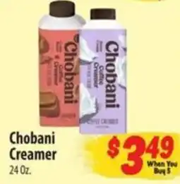 Food Giant Chobani Creamer offer