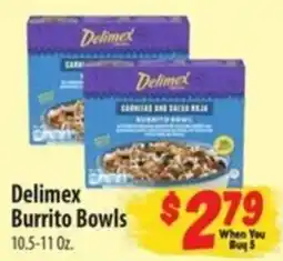 Food Giant Delimex burrito bowls offer
