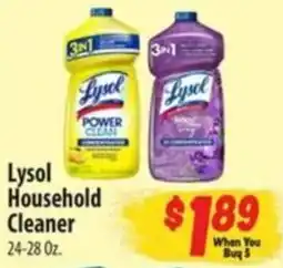 Food Giant Lysol Household Cleaner offer