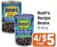 Tony’s Fresh Market Bush's recipe beans offer