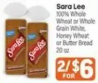 Tony’s Fresh Market Sara Lee bread offer