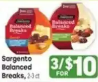 Tony’s Fresh Market Sargento Balanced Breaks offer
