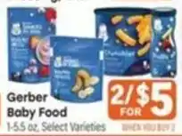 Tony’s Fresh Market Gerber baby food offer