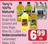 Tony’s Fresh Market Tony's natural avocado grape seed coconut and extra virgin olive oil 2 liters offer