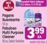 Tony’s Fresh Market Fagans Suavizante Fabuloso Multi Purpose Cleaner offer