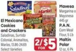Tony’s Fresh Market El Mexicano Cookies and Crackers offer
