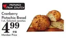 Pavilions Cranberry Pistachio Bread offer
