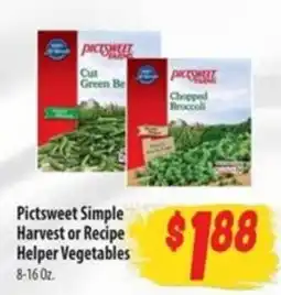 Food Giant Pictsweet Simple Harvest or Recipe Helper Vegetables offer