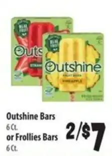 Food Giant Outshine Bars or Frollies Bars offer