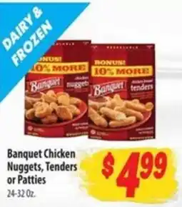 Food Giant Banquet Chicken Nuggets, Tenders or Patties offer