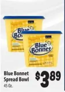 Food Giant Blue Bonnet Spread Bowl offer