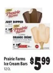 Food Giant Prairie Farms Ice Cream Bars offer