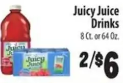 Food Giant Juicy Juice Drinks offer