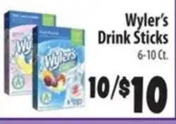 Food Giant Wyler's Drink Sticks offer