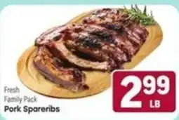 Tony’s Fresh Market Pork Spareribs offer