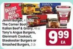 Tony’s Fresh Market Jemm Burger, Italian Beef & Gravy offer