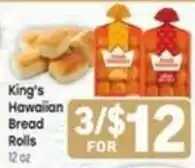 Tony’s Fresh Market King's Hawaiian Bread Rolls offer