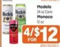 Tony’s Fresh Market Modelo Monaco offer