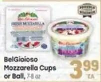 Tony’s Fresh Market BelGioioso Mozzarella Cups or Ball offer