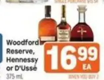Tony’s Fresh Market Woodford Reserve, Hennessy or D'Usse offer