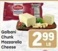 Tony’s Fresh Market Galbani Chunk Mozzarella Cheese offer