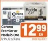 Tony’s Fresh Market Corona Premier or Modelo Oro offer